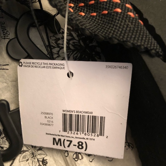 OP ocean pacific Womens Black Flip Flop Sandals - Picture 3 of 8